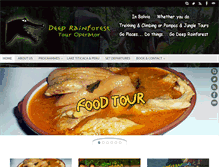 Tablet Screenshot of deep-rainforest.com
